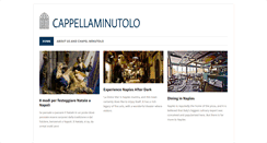Desktop Screenshot of cappellaminutolo.it