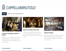 Tablet Screenshot of cappellaminutolo.it